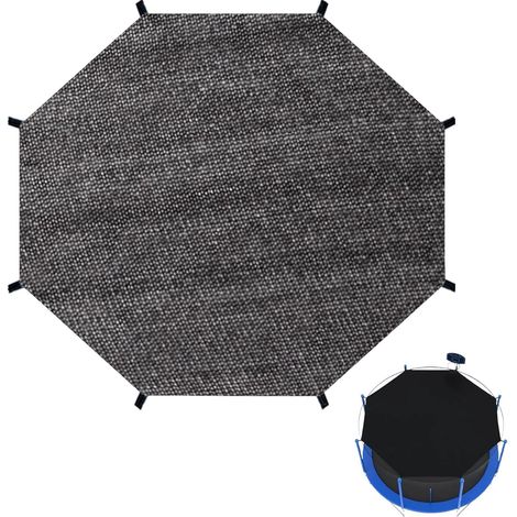 Pare-soleil pour trampoline, tente, diamètre 427 cm, trampoline, pare-soleil, voile d'ombrage, trampoline, toile, couverture, résistant aux UV, accessoires pour trampoline (1/5)