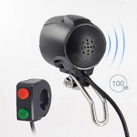 Phare avant LED pour vélo électrique avec klaxon intégré, alimentation CC 6 V, 12 V, 24 V, 36 V, 48 V, 52 V, 15 W. (1/5)