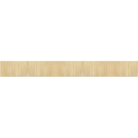 Tapis rectangulaire naturel clair 60x500 bambou (1/5)