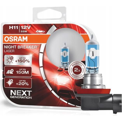 Lampadine laser Osram H11 Night Breaker +150% (1/5)