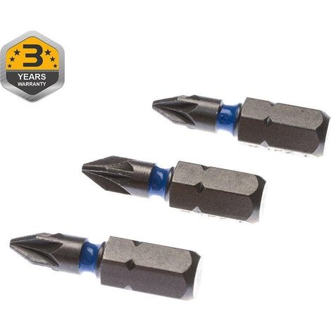 Destornillador impacto forte bits metálico 25 mm (1/2)