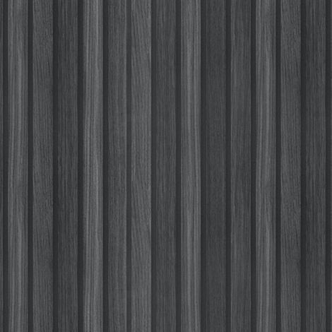 Peler et Coller Effet de Caillebotis en Bois Papier Peint Gris Foncé Autocollant Papier de Contact Imperméable Film Vinyle Rouleaux pour Cuisine Douche Salon Décor 44.5x500cm (1/5)