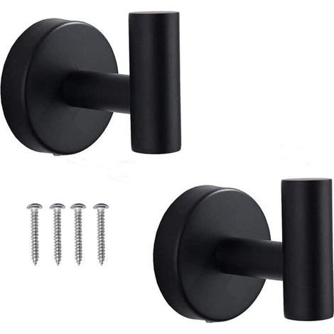 Handtuchhaken, Badezimmerhaken aus Edelstahl Sus 304, robuste Wandhaken für Badezimmer, Bademantelhaken, Wandhaken, Handtuchhaken-Set (1/4)