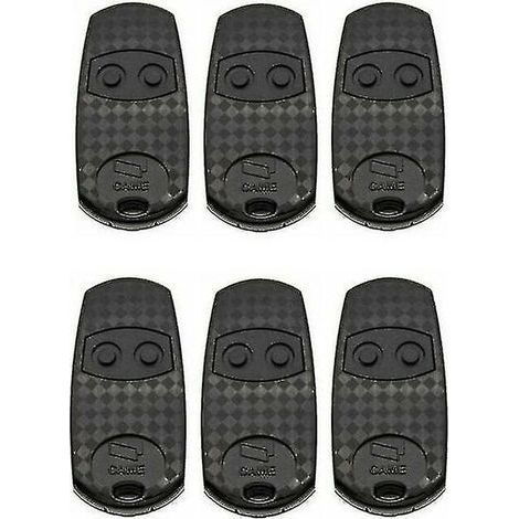 Lot de 6 Télécommandes de Portail 433,92 MHz (Code Fixe) - Compatible CAME TOP432EV