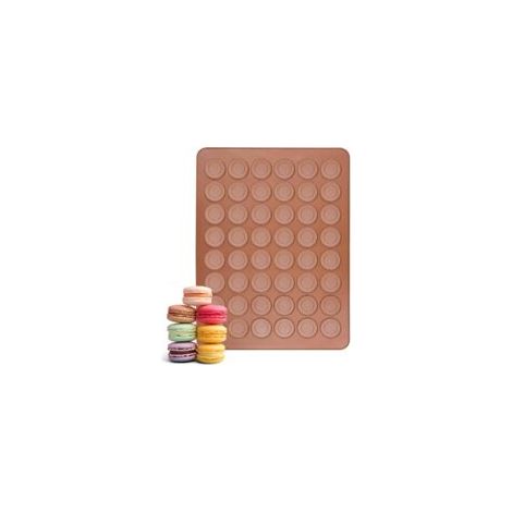 Macarons tapis de cuisson - 48 pièces - Macaron-moules de cuisson en silicone-Set - lave-vaisselle - four-Macarons mat-Tapis de four (1/4)