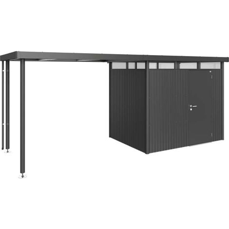 Tetto laterale casetta HighLine Misura H2 grigio scuro metallizzato