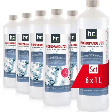 Höfer Chemie Alcool isopropylique 70% Höfer Chemie® en bouteille de 1 L 6 l (en)