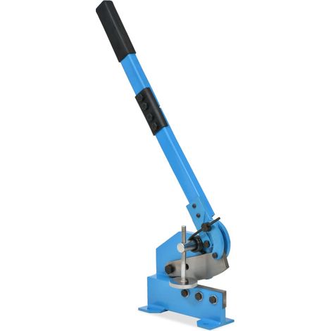 Cisaille à levier 125 mm Bleu vidaXL