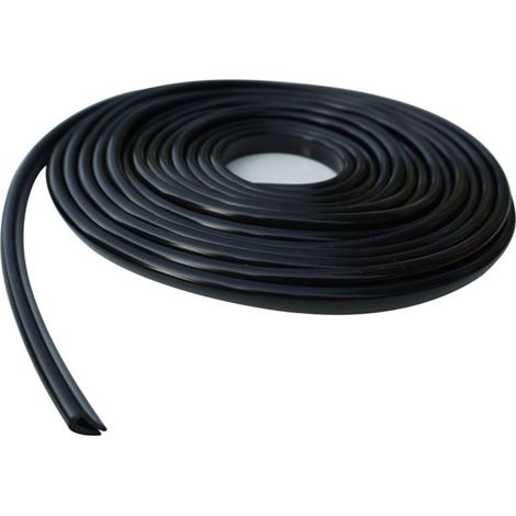 Paraurti per portiera in PVC nero in 3 pezzi, protezione robusta anti-invecchiamento