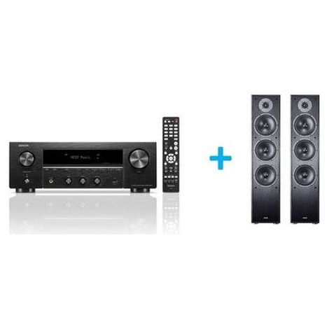 Amplificador Hi-Fi Denon DRA-900H Negro + un par de altavoces de columna Magnat Monitor S70 Negro