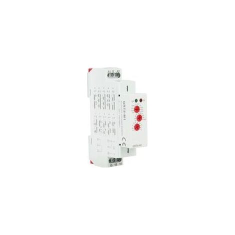 Zeitverzögerungsrelais GRT8-M1 mit 10 Funktionen, 35-mm-DIN-Schienenmontage, AC/DC 12–240 V, 50–60 Hz (1/5)