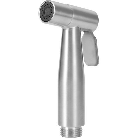 Tête de Pulvérisation de Bidet à Main, Pulvérisateur de Bidet de Toilette G1/2, Accessoires de Salle de Bains de Buse de Tête de Pulvérisation de Bidet à Main en Acier Inoxydable (1/5)