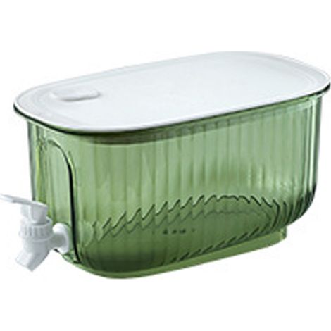 Distributeur de boissons grande capacité, de qualité alimentaire, en acier inoxydable épais et étanche, avec robinet, pour la maison (écologique). (1/5)