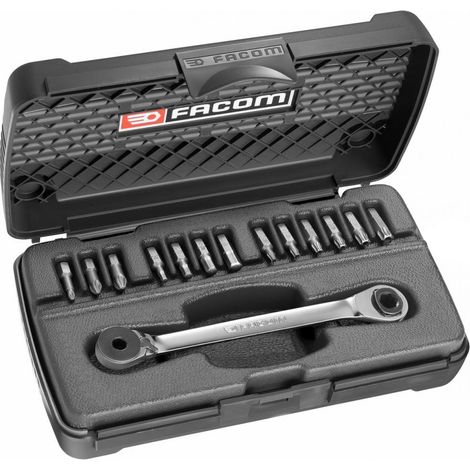 Coffret clé à cliquet et porte-embouts - FACOM - 65.PEJ13