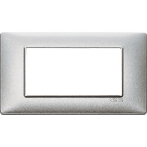 VIMAR - 14654.71 Placca 4M Silver
