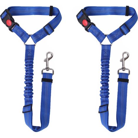 Sangle de traction pour chien, sangle de retenue anti-nœuds, corde de traction pour chien, élasticité ajustable. (1/5)
