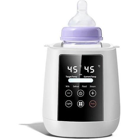 (blanc)Chauffe-Biberon Electrique 6 en 1 Réchauffage rapide du lait pour bébé Chauffe-Aliments Sterilisateur Multifonction (1/4)