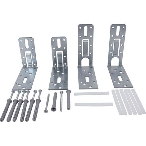 PROTEKTOR montant de porte équerre d'enfoncement, équerre de porte profilés pour cloison sèche, argent, accessoires profilés de plafond pour cloison sèche, Made in Germany - UA/CW 50 (1/5)