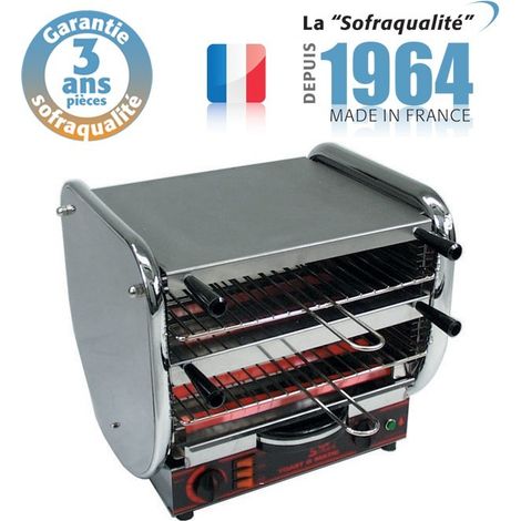Toaster Professionnel multifonction avec régulateur - Junior 2 étages - 230 V - Sofraca