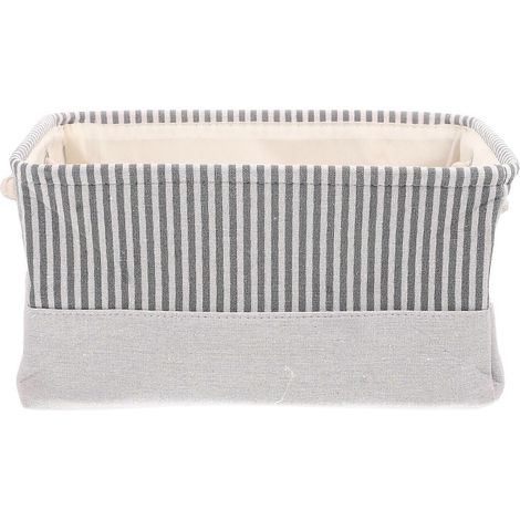 Panier de rangement pliable et spacieux pour vêtements, porte-linge, organisateur de vêtements sales-36x26x18cm-White