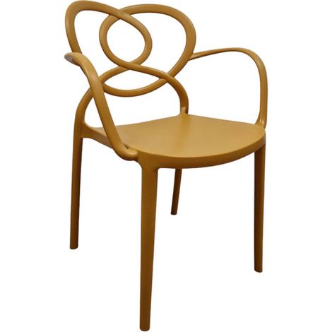 Fauteuil AMOR en polypropylène style contemporain pour extérieur