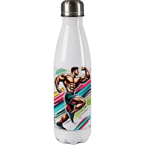 Bouteille isotherme en inox Culturisme 500 ml