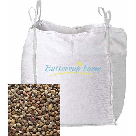 Grey Cobbles - 30-50mm - Premium Aggregate Bulk Bag - 850 kilos