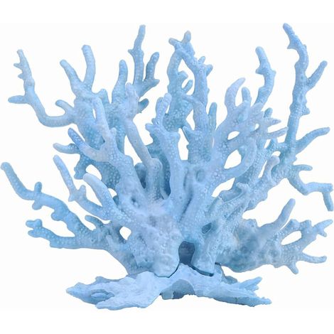 Ornement corail artificiel pour aquarium, plantes plastiques décoration paysagère pour aquarium, décoration aquatique réaliste pour bac à poissons (1/5)