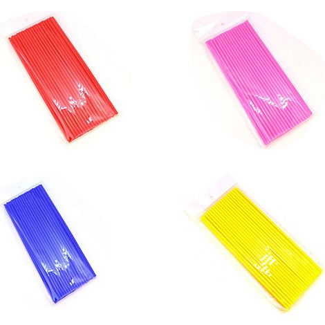 72pcs Housses de Rayons Moto 9.4in Protecteur Décoratif Accessoire pour Roue Violet (1/5)