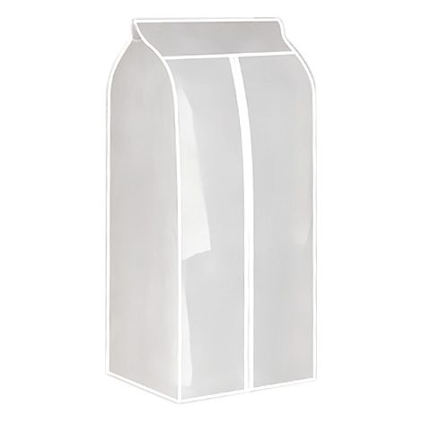Kleidersack, transparent, staubdicht, aus PEVA, zum Aufhängen von Kleidung, Aufbewahrungsbeutel für Kleidung zu Hause (1/5)