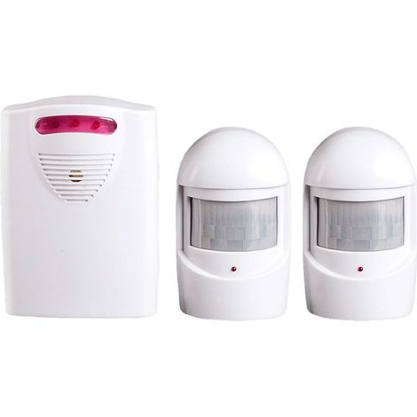 Capteur infrarouge sans fil alarme sonnette sans fil alerte-1+2,3pcs (1/4)