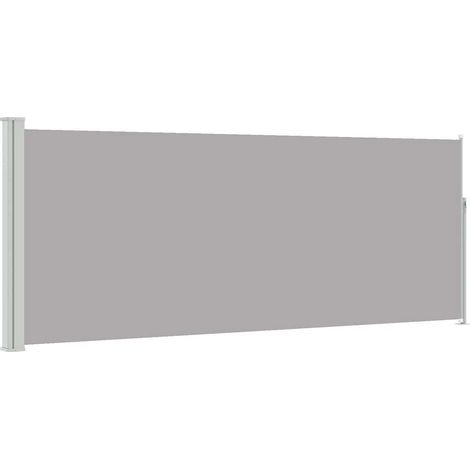 Auvent latéral rétractable 120 x 300 cm Gris (1/5)