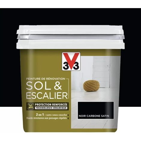 Peinture De Rénovation V33 Sol & Escalier Carbone 0,75 L