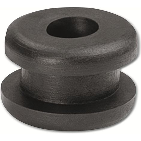 Passe-câble HELLERMANNTYTON, 633-02180, Noir, PVC, Ø 6 mm, 1 pièce