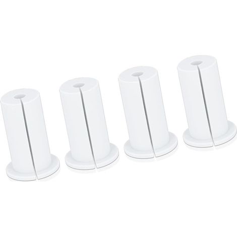 Jeffergarden 4pcs Câble Ethernet grommet 1 pouce de mur en caoutchouc passe pour la maison et l'extérieur blanc (1/5)