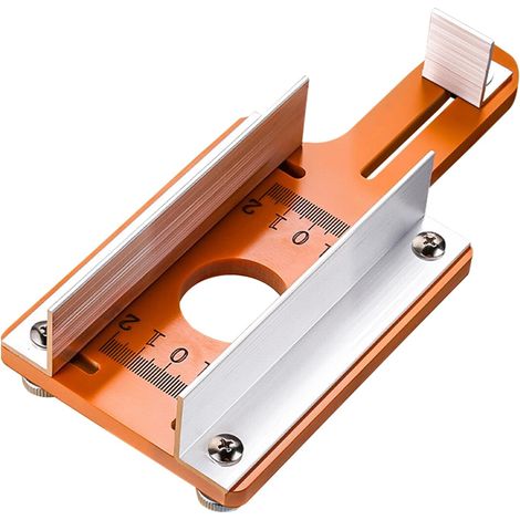 Gabarits Pour Arrondis Et Rayonnage Menuiserie,Modèles de Défonceuse Ergonomiques pour Travail du Bois - Guide Réglable pour Rainures Courbes - et Menuisiers (1/5)