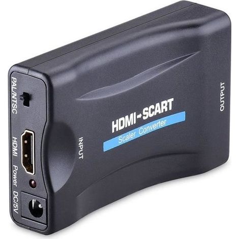 Convertisseur HDMI vers PÉRITEL - INF - Noir - Adaptateur - Analogique - Conversion de signal (1/4)