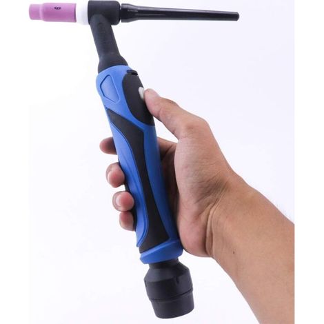 Torcia per saldatura TIG, WP26 Torcia TIG26 raffreddata ad aria, 4 metri, 13 metri, per saldatrice TIG da 180A-220A (solo testa della torcia) (1/4)