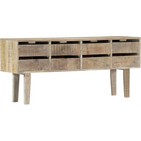 vidaXL Buffet 140x30x60 cm Bois de manguier massif (1/5)