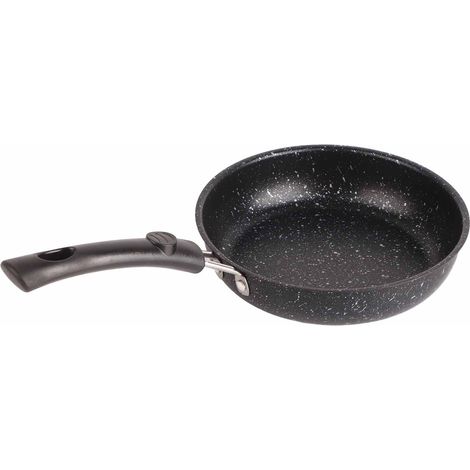 Poêle à frire en acier inoxydable avec poignée ergonomique, conduction rapide et uniforme, antiadhésive, idéale pour le bacon, les steaks et les oignons, 16 cm (6,3 po) (1/5)