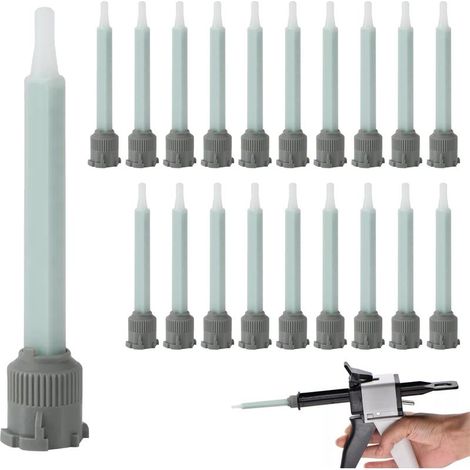 20 Pièces Mélangeurs Statiques, (vert)Buses de Mélange 1:1, Distribution Rapide Colle, Peuvent Être Installées avec Aiguilles, pour le Mélange de Mouvement de Réorganisation du Flux de Pipeline (1/5)