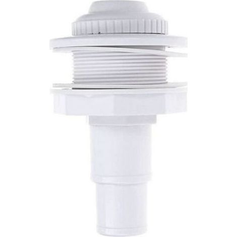 Buse d'entrée de piscine, buse de refoulement 32/38 mm Buse d'impulsion de piscine Ø 58 mm Buse de tuyau réglable Adaptateur de tuyau de piscine pour le drainage de la piscine (1/4)