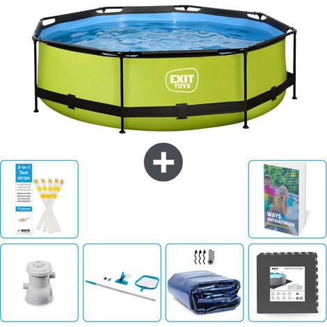 Exit Pool Rund - 300x76 cm - 7-teilig S217