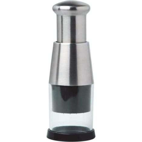 Knoblauchpresse aus Edelstahl, multifunktionaler Handzerkleinerer, Zwiebelschneider, Knoblauchpresse, Gemüsezerkleinerer, Küchenhelfer für Haushalt und Küche