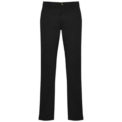 Pantalón masculino de hostelería con cintura elástica y tejido resistente RITZ ROLY 42 Negro
