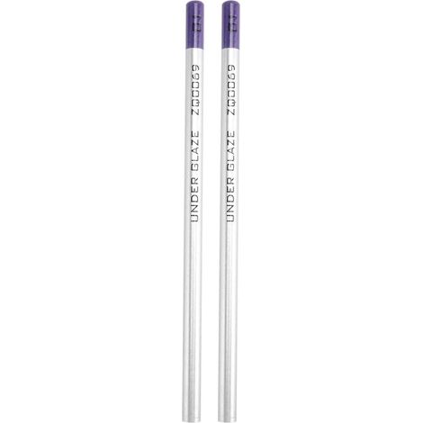 Lot de 2 crayons à sous-glaçure, crayons à sous-glaçure pour céramique, crayon à sous-glaçure de précision pour céramique B (1/5)