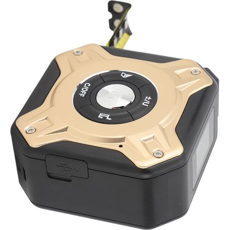 Mètre ruban laser 3 en 1 (40 mètres, infrarouge, 5 mètres) avec crochet magnétique, noir et or