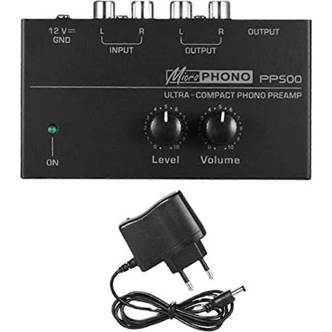 Préamplificateur phono ultra-compact PP500, prise UE (1/5)