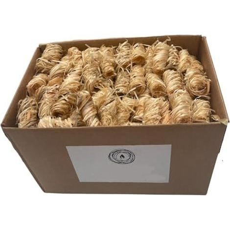 Allume-feu naturels pour poêles à bois, allume-feu pour poêles et barbecues, laine de bois naturelle (1/5)