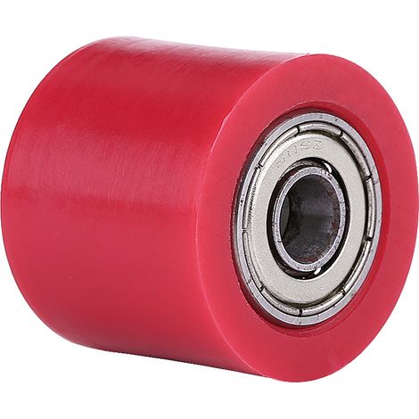 Poulie de tension à chaîne rouge universelle pour moto cross et enduro (1/5)